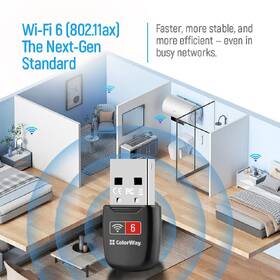 Wi-Fi adaptér ColorWay CW-AD-W1 černý

 obrázek produktu 8 z 11