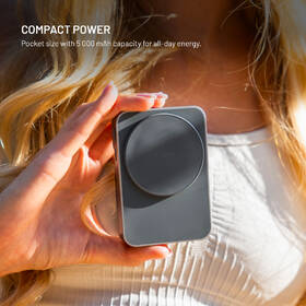Powerbanka FIXED MagZen 5 Stand, nabíjení Apple Watch, MagSafe, 5000 mAh šedá

 obrázek produktu 8 z 10