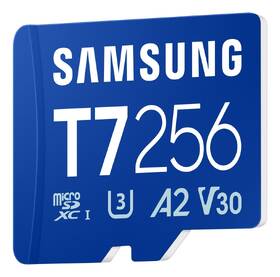 Paměťová karta Samsung T7 MicroSDXC 256GB UHS-I U3 (170R) modrá

 obrázek produktu 1 z 4