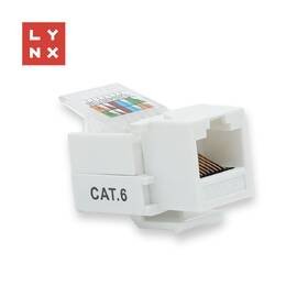 Spojka Lynx UTP Cat5e, samozařevácí, 90 stp. bílá

 obrázek produktu 3 z 3