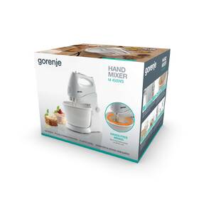 Ruční šlehač s mísou Gorenje M450WS bílý

 obrázek produktu 2 z 4