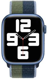 Řemínek Apple 45mm hlubokomořsky modrý / mechově zelený provlékací sportovní řemínek 

 obrázek produktu 2 z 2