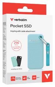 SSD externí Verbatim Pocket SSD 256GB + 2x obal modrý

 obrázek produktu 4 z 10