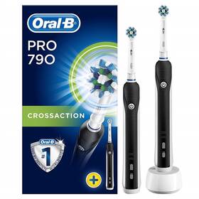 Set zubních kartáčků Oral-B Pro790 CrossAction černý/bílý

 obrázek produktu 1 z 6