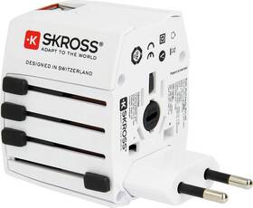 Cestovní adaptér SKROSS MUV USB, univerzální pro 150 zemí 

 obrázek produktu 3 z 10