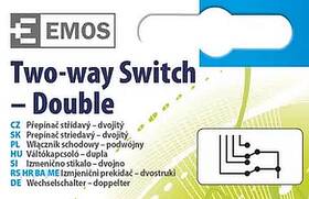 Vypínač EMOS dvojitý střídavý č. 6+6 bílý

 obrázek produktu 3 z 3