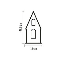 LED dekorace EMOS domek se sněhuláky, 28,5 cm, 2x AA, vnitřní, teplá bílá, časovač 

 obrázek produktu 3 z 4