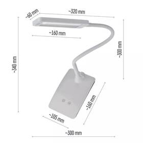 Stolní LED lampička EMOS EDDY bílá

 obrázek produktu 4 z 6