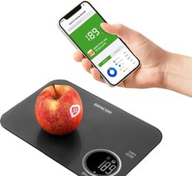 Kuchyňská váha Sencor SKS 7078BK s Bluetooth 

 obrázek produktu 3 z 14
