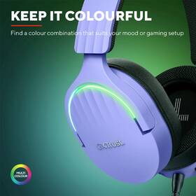 Headset Trust GXT 490P FAYZO, USB fialový

 obrázek produktu 7 z 14