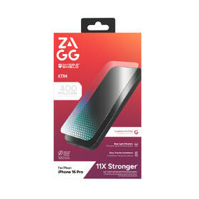 Tvrzené sklo ZAGG XTR5 na Apple iPhone 16 Pro 

 obrázek produktu 2 z 2