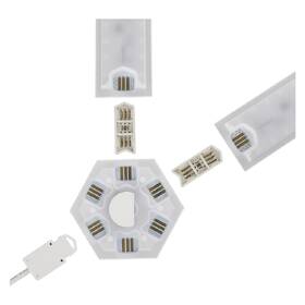 Nástěnné svítidlo EMOS GoSmart, 34 W, RGB Lines (9 ks) bílá barva
