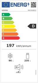 Chladnička s mrazničkou Hisense RB434N4BCD 

 obrázek produktu 1 z 9