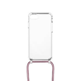 Kryt na mobil FIXED Pure Neck s růžovou šňůrkou na krk na Apple iPhone 7/8/SE (2020/2022) průhledný

 obrázek produktu 1 z 7