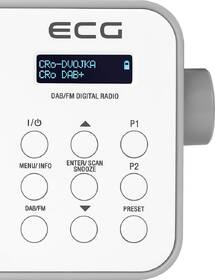 Radiopřijímač s DAB+ ECG RD 110 DAB bílá barva
