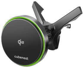 Držák na mobil Cubenest SQ1C0 s nabíjením Qi2, do mřížky černý

 obrázek produktu 1 z 15