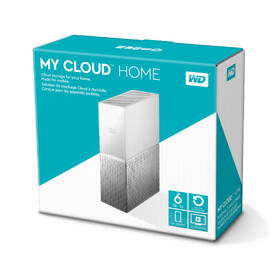 Datové úložiště (NAS) Western Digital Home 6TB stříbrná barva
