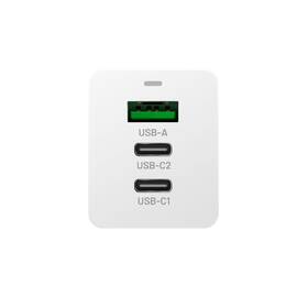 Nabíječka do sítě FIXED GaN USB, 2x USB-C PD, 65W bílá

 obrázek produktu 6 z 10