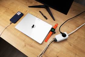 Kabel prodlužovací FIXED Charging Strip 2x USB-C a 2x USB, GaN III, PD 65W, 3 m bílý

 obrázek produktu 10 z 11