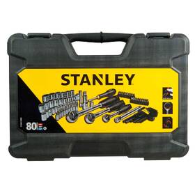 Sada gola klíčů Stanley 1/4"; 3/8" a 1/2" (80 ks) černá

 obrázek produktu 2 z 2