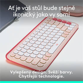 Klávesnice Logitech POP ICON, US layout růžová

 obrázek produktu 2 z 10
