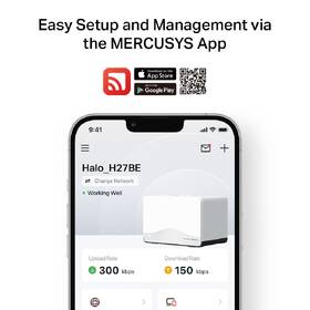 Komplexní Wi-Fi systém Mercusys Halo H27BE, BE3600 Mesh Wi-Fi 7 (3 ks) bílý

 obrázek produktu 8 z 10