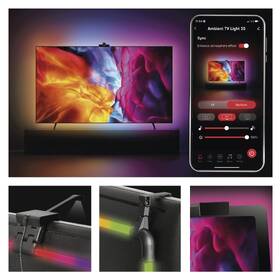 LED pásek EMOS GoSmart Ambientní RGB  za TV 55“ (139 cm) ZTV55 

 obrázek produktu 3 z 19
