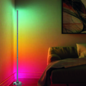 Stojací lampa Solight LED smart Rainbow, Wi-Fi, RGB, CCT, 140 cm 

 obrázek produktu 4 z 8