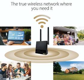 Router Asus 4G-N16 Wireless-N300 LTE černá barva
