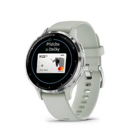 Chytré hodinky Garmin Venu 3S - Silver / Sage Gray Silicone Band 

 obrázek produktu 1 z 3