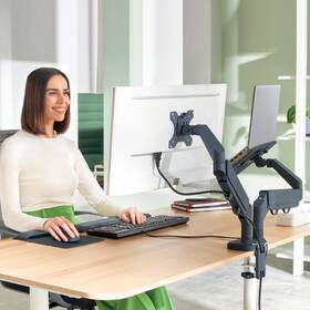 Držák Leitz Ergo na 1 monitor a laptop, 17" až 32", nosnost 9 kg šedý

 obrázek produktu 8 z 8