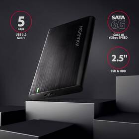 Box na HDD Axagon USB-A SATA 2.5 HDD 

 obrázek produktu 1 z 5