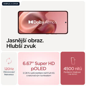 Mobilní telefon Motorola Moto G86 Power 5G 12 GB / 256 GB červený

 obrázek produktu 4 z 20