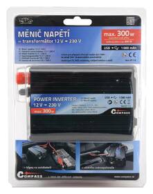 Měnič napětí Compass 07112 12/230V 300W + USB 

 obrázek produktu 6 z 6