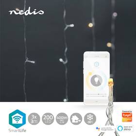 Vánoční osvětlení Nedis SmartLife LED, Wi-Fi, Teplá až studená bílá, 200 LED, 3 m, Android / IOS 

 obrázek produktu 1 z 9