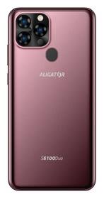 Mobilní telefon Aligator S6100 Senior - demo vínová barva

