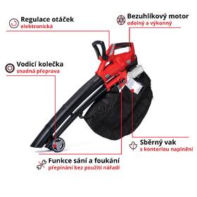 Vysavač listí Einhell GE-CL 36 Li E-Solo (bez baterie) 

 obrázek produktu 2 z 6