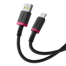 Kabel Baseus Dura USB/USB-C, 60W, 1m černý/červený

 obrázek produktu 3 z 16