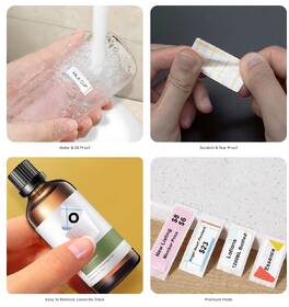 Papírový štítek Niimbot R 14x28mm 220ks Round B pro D11 a D110 bílá barva
