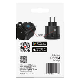 Chytrá zásuvka EMOS GoSmart IP44, IP-3008F, ZigBee 

 obrázek produktu 13 z 13