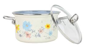 Hrnec s poklicí Belis 24 cm, 6,1 l, smalt krémový

 obrázek produktu 1 z 2