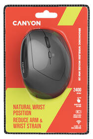 Myš Canyon MW-25 Ergonomic LED AA Dual mode černá

 obrázek produktu 8 z 10
