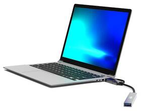 USB Hub PORT CONNECT USB-A/USB-C, 1x USB 3.0 + 3x USB 2.0 stříbrný

 obrázek produktu 7 z 7
