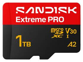 Paměťová karta SANDISK 1TB UHS-I U3 (250R/170W) + SD apaptér 

 obrázek produktu 1 z 3