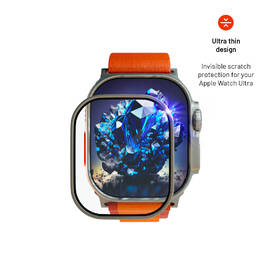 Tvrzené sklo FIXED Sapphire na Apple Watch Ultra s ocelovým rámečkem 

 obrázek produktu 3 z 7