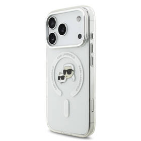 Kryt na mobil Karl Lagerfeld IML K&CH Heads Metal Frame MagSafe na Apple iPhone 17 Pro průhledný

 obrázek produktu 1 z 7