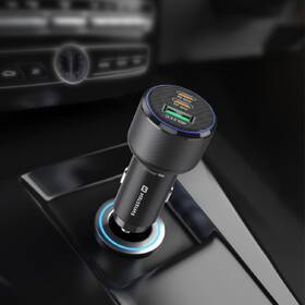 Adaptér do auta Swissten 2x USB-C PD + USB-A, 95W černý

 obrázek produktu 1 z 2