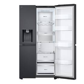 Americká lednice LG GSLE91EVAC černá barva
