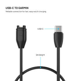 Nabíjecí kabel FIXED USB-C na Garmin Forerunner/Fenix/Venu/Vívoactive/Instinct, 2m černý

 obrázek produktu 3 z 5