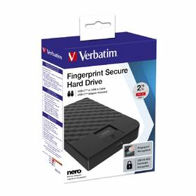 Externí pevný disk 2,5" Verbatim Fingerprint Secure, 2TB černý

 obrázek produktu 7 z 7